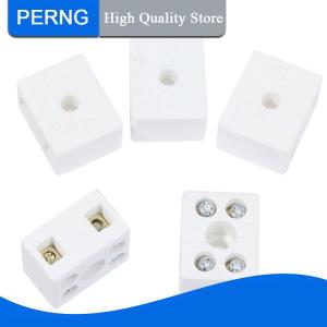 [PERNG] Tehe 5Pcs 2 Postion 5 Hole Wiring Terminal Block high frequency porcelain Dua