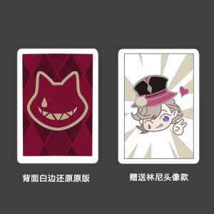 YF Genshin Impact Lyney Poker Card Toys Anime Paper Playing Cards Magic Cards Party Game Toys Fans Collection Gift FY