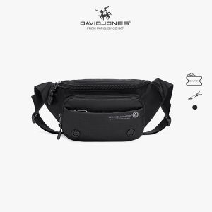David Jones Paris waist bag pouch fanny pack belt bag for men hip bag
