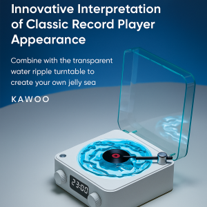 Desktop Clock Speaker Wireless Bluetooth Aesthetic Listening