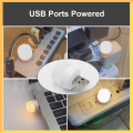 Lampu LED USB Mini / Kecil Bulat | Lampu Bohlam Portable Penerang / Penerangan Kamar Tidur | Lampu Emergency Lamp Darurat Mati Lampu | Lampu Meja Belajar Baca Buku Outdoor Camping Travel Model Tempel Terang Kecil Minimalis Aesthetic Serbaguna Multifungsi. 