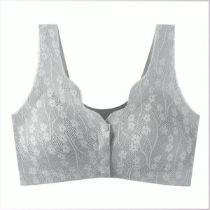 Anti-sagging Bra Lace Front Closure Bra Intimate Care Nude not Tight Non-deformable Natural Support