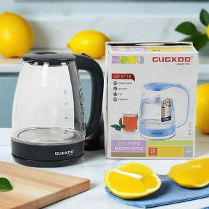 Ấm Siêu Tốc Thủy Tích ST16 Dung Tích Lớn 2.0L CUCKDD Bình Siêu Tốc Thủy Tinh Cao Cấp Chịu Nhiệt Đun Sôi Nhanh