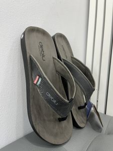 L รองเท้าเพื่อสุขภาพ รองเท้าแตะ แบบหูคีบ หูหนีบ deblu เดอบลู รุ่น BD M7805 สี ดำ แทน น้ำตาล size 39-44