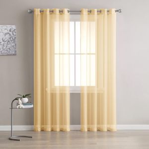 5-8FT Plain Fabric Curtains with 8 Rings 140×160cm/140×220cm/140×255cm for Doors and Windows Room Colorful Decoration-3PCS