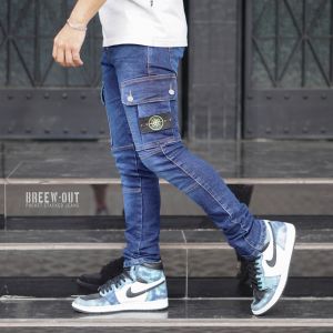 terlaris jeans denim cargo pria premium/Celana Jeans Cargo Panjang Pria Dewasa Terbaru Celana Cargo Pria Celana Murah Pria Dewasa/Celana Cargo Jeans stretch panjang pria terbaru / Celana Jeans Panjang pria murah / Celana Jeans Cargo Premium / CELANA J