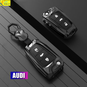 AUDI Car Key Case Cover Holder Shell For Audi A8L A4L A6L Q5L Q2L A5 Q7 A7 Fold Key Case Audi 2020 Keychain Accessories Others