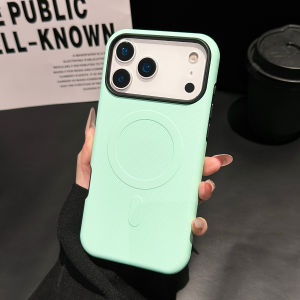 Luxury Candy For Magsafe Magnetic Phone Case For iPhone 17 16 15 14 Pro Max 13 Wireless Charging Shockproof Silicone Matte Cover
