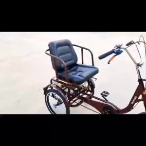 Elderly Tricycle Tricycle Bike Elderly pedal footrest lightweight widened seat for adults Tricycles For Adults