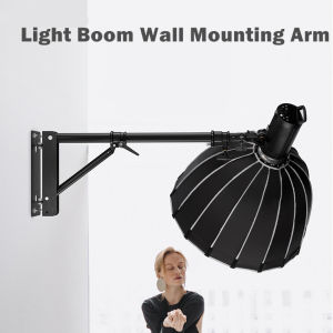 Light Boom Triangle Wall Mounting Arm Wall Bracket Stand 102-180cm With Triangle Base For Photography Studio Video Strobe Flash Softbox Umbrella Reflector