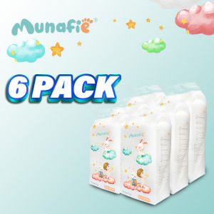 6 pack Munafie Facial Tissue Paper 4 Ply Large Size 175*155mm Soft & Smooth Natural Wood Material Napkin Toilet paper 1280 Sheets/ Pack