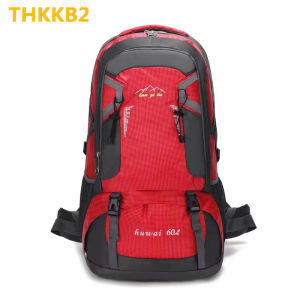 THKKB2--60L กระเป๋าใส่อุปกรณ์ปีนเขากลางแจ้งความจุขนาดใหญ่ เหมาะสำหรับการเดินทางทุกประเภท กันน้ำและทนต่อการสึกหรอ มี 6 สีให้เลือก
