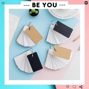 Bộ Thẻ Flashcard Học Từ Vựng Tiếng Anh Sổ Tay Ghi Chú Notepad - Kèm Khoen Bìa - BEYOU