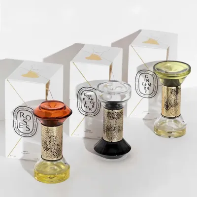Official Authentic Diptyque sablier hourglass diffuser refill Home Diffuser 75ml BAIES#FIGUIER#Orange Blossom#Rose#34#Ginger#Tuberose#Mimosa