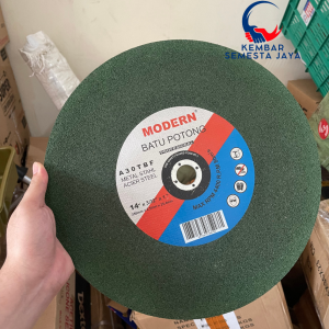 COD MODERN Batu Gerinda Potong Besi 14" 14 INCH Cut Off Wheel Stainless Steel 350 MM X 2.5 MM X 25.4 MM SEMARANG