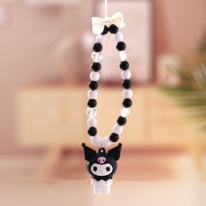 Sanrio อะนิเมะ Hello Kitty สายโทรศัพท ์ My Melody กระเป ๋ าพวงกุญแจการ ์ ตูน Cinnamonroll จี ้ โทรศัพท ์ น ่ ารัก Girly รายการจี ้ เชือกตกแต ่ ง