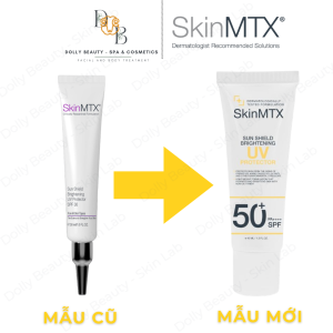 SkinMTX SUN SHIELD BRIGHTENING UV PROTECTOR SPF50 PA+++++ 40ml - Kem chống nắng vật lý và hoá học không nâng tone