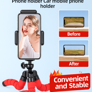 ที่วางโทรศัพท์มือถือมัลติฟังก์ชั่น ขาตั้งกล้อง หลายมุม การท่องเที่ยว แบบพกพา ปรับได้