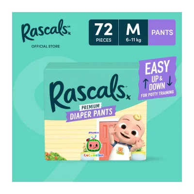 Rascals X Cocomelon Pants M Diaper - MEDIUM - 72PCS (Promo Box)