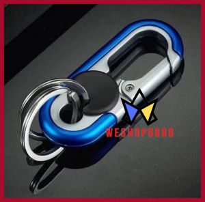 WESHOP8888 1pcs Car Keychain Creative Key Holder Men Fashion Camping Climbing Metal Key Ring Car Styling Auto Car Keyring Accessories