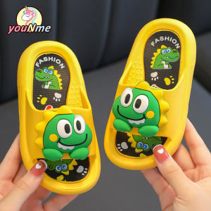 youNme Fashion Dinosaur Slipper for Boys Girls Korean Sandals Kids Slippers slip on slippers