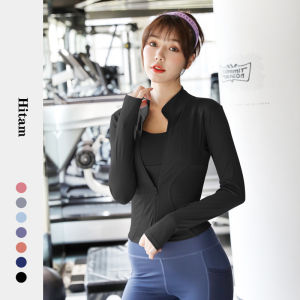 Jaket Olahraga Lengan Panjang Wanita/Jaket Wanita Sport Jogging Fitness Gym Yoga Olahraga Coat
