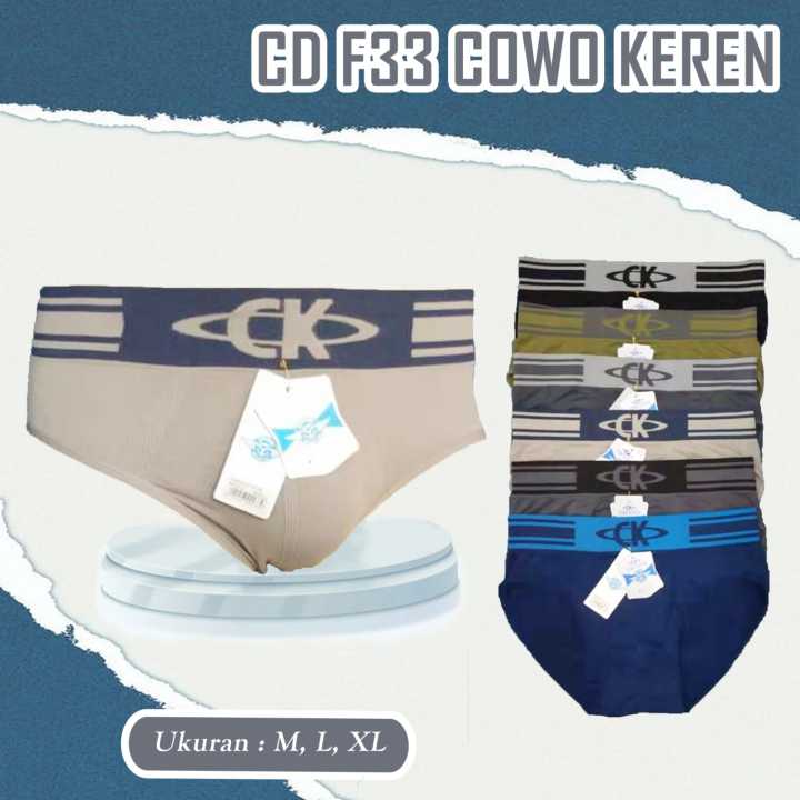 BEE - Celana Dalam Pria Rajut Cd Laki Laki / Sempak Pria Pakaian Dalam Cowok Keren F33