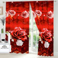 HTC 6PCS Christmas Curtain for Window Big Size Curtain Sale 100cm X 210cm Christmas Decor Christmas Kurtina Living Room Curtain Bedroom Curtain【Ship Today】. 