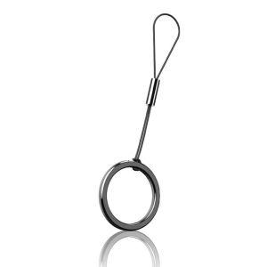 EL TRONICS Loop Metal Anti-lost Cords Mobile Phone Detachable Lanyard Wrist Rope Finger Ring Buckle Phone Strap