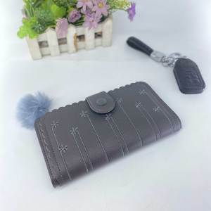 EasyGo Ruth New Korean Millenial Trendy Casual Leather Ladies Long Wallet Card Holder For Womens 2533