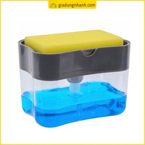 Hộp Đựng Nước Rửa Chén Thông Minh Kèm Miếng Xốp Bọt Biển
