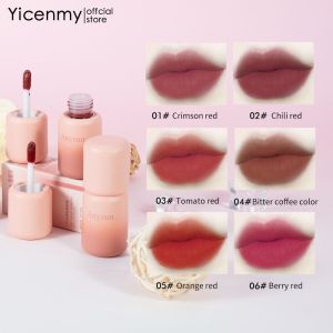 Yicenmy Anysun Lip Matte Matte Lip Glaze กันน้ำลิปสติกไม่ซ่อนหายไปไม่ติดกับถ้วยลิปกลาสลิปแมตติดทนนานลิปกระแต