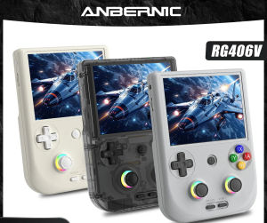 Anbernic RG406V Handheld Game Console 4’’ IPS Touch Screen Android 13 Unisoc T820 64-bit Game Player 5500mAh RGB Lightingernic