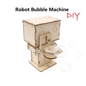 STEM DIY Educational Science Toy - DIY DIY Robot Bubble Machine Toys - Science Experiment Toys - Kids Science for Kids