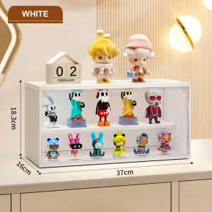 Salvo Acrylic Display Case Magnetic Stackable Dustproof Acrylic Display Case Clear Thickened Storage Box