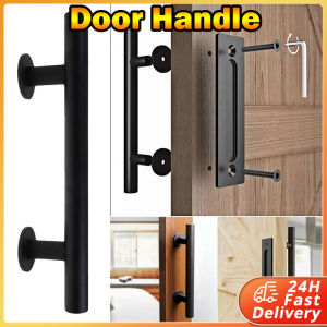 Carbon Steel Sliding Barn Door Handle Pull Flush Recessed Wood Door Handle Furniture Hardware For Door