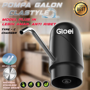 Pompa Galon Modern 3 Tombol Premium GRADE A+ bisa di lipat Kimitsu Pompa Air Minum  TYPEC Charger +