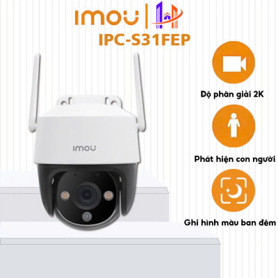 (Tặng Hộp Box Kỹ Thuật) Camera IMOU Ngoài Trời CRUISER SE+ S31FEP 2K 3MP | S51FEP 3K 5MP - Đàm Thoại 2 Chiều, Ban Đêm Có Màu, Xoay 360 Độ