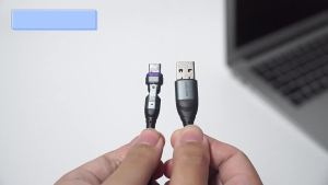 2026 Bán Nóng [ Được vận chuyển từ Trung Quốc ]240W Cáp dữ liệu từ tính ba đầu hai trong một sạc siêu nhanh  5A Đa Chức Năng typeC Dây Sạc PD100WB3