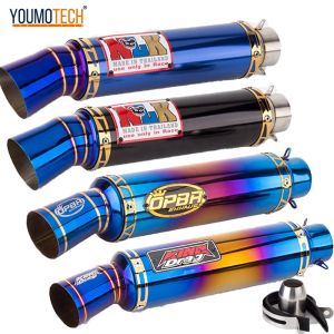 2Inches/51mm Motorcycle Modified Exhaust Escape Tail Pipe Muffler Power Pipe Universal For LC135 mio110 rs150 Y15 Y15ZR click150 Raider150 carb FI Wave 110 Alpha Wave 110i AT Wave 125 Sniper150 mio sporty et