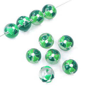 2pcs 12mm Handmade Lampwork Glass Beads Cute Flower Butterfly Ladybug Bee Panda Lovely Style Charm Beads For DIY Bracelet Necklace Jewerly Craft Making