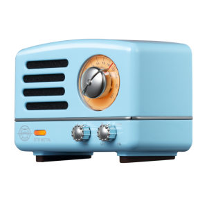 （กระเป๋าผ้าสักหลาด ฟรี）MUZEN OTR MW-2AI ลำโพงบลูทูธพกพาแบบโลหะพร้อมปุ่มหมุนสไตล์ย้อนยุคสำหรับจูนเนอร์ วิทยุ FM พร้อมเคสใส่กระเป๋าเดินทาง ลำโพงบลูทูธไร้สายพร้อมเสียงสเตอริโอดัง สำหรับการเดินทางนอกบ้านและนอกบ้าน สีแดง