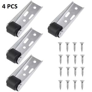 Bánh Xe Trợ Lực Phụ Kiện Nội Thất Dùng Di Chuyển Trượt Cho Cửa Tủ/ Cửa Nhà/ Kệ / Giá Đỡ Đi Kèm Vít