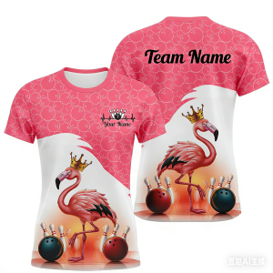 [Local Stock] VCC Fashion Bowling Ball Pattern Mens T-Shirts Jersey Funny 3D Print Custom Name Bowling Team Jerseys Gift for Bowling Lovers Tops