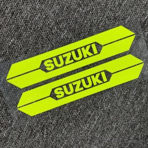 2PSC/Lot Reflective Motorcycle Sticker Fuel Tank Emblem Motorcycle Body Decals For SUZUKI