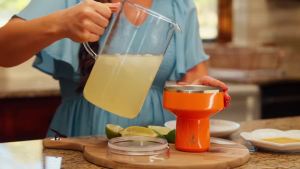 REDUCE Saltini 16oz Margarita Tumbler - Insulated Cocktail Glass with Lid