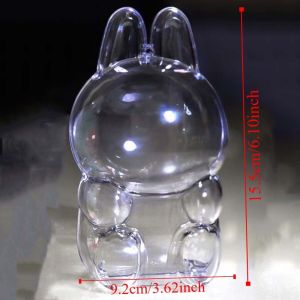 V2 Protective Shell Waterproof Anti-lost Sit Down Transparent Storage Bag Collectible Peadant Dustproof Detachable Transparent Dust