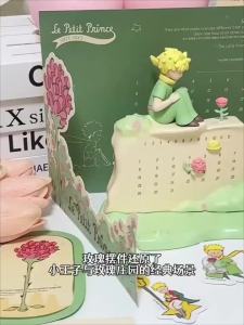 Little Prince Rose Calendar Ornament  2026  Birthday Gift   Boys   Girls   Gift with Practical Items   Teacher Gift Set
