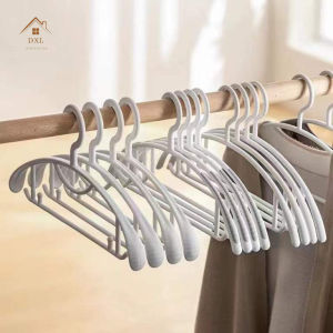 DXL No trace Clothes Hanger 5pcs/10pcs Non-slip Clothes Hanger Drying Clothes Hanger Hanging Household Clothes Protective Clothes Hanging Clothes