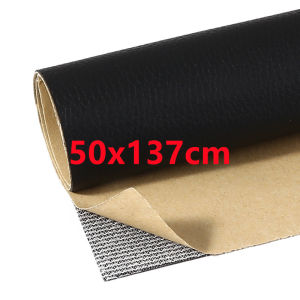 【High quality】50X138CM DIY Self PVC Waterproof Adhesive Leather Self-Adhesive Fix Patch Sofa Repair Subsidies PU Fabric Stickers PU Leather Patches Furniture Table Chair Sticker Seat Soft Bag Leather Repair Subsidy